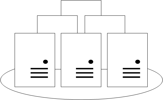 diagram of three server